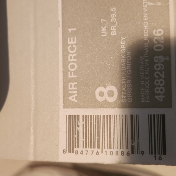 Nike Air Force 1 Stealth / Dark Grey - Picture 4 of 4